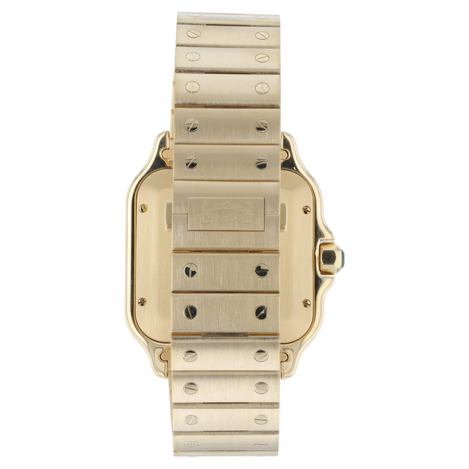 2022 Cartier Santos Silver Dial 18k Yellow Gold 40mm Automatic Watch WGSA0029