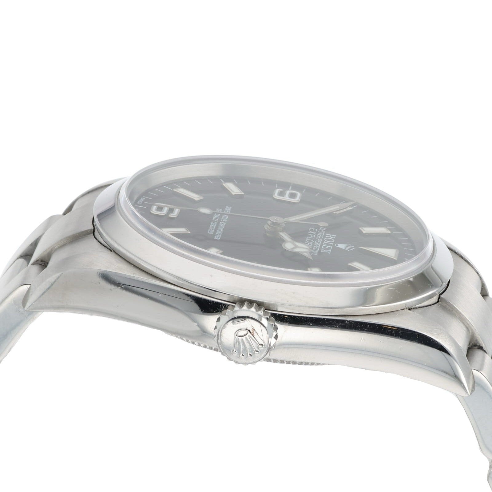 Rolex Explorer Stainless Steel Black Dial 36mm Automatic Men’s Watch 114270