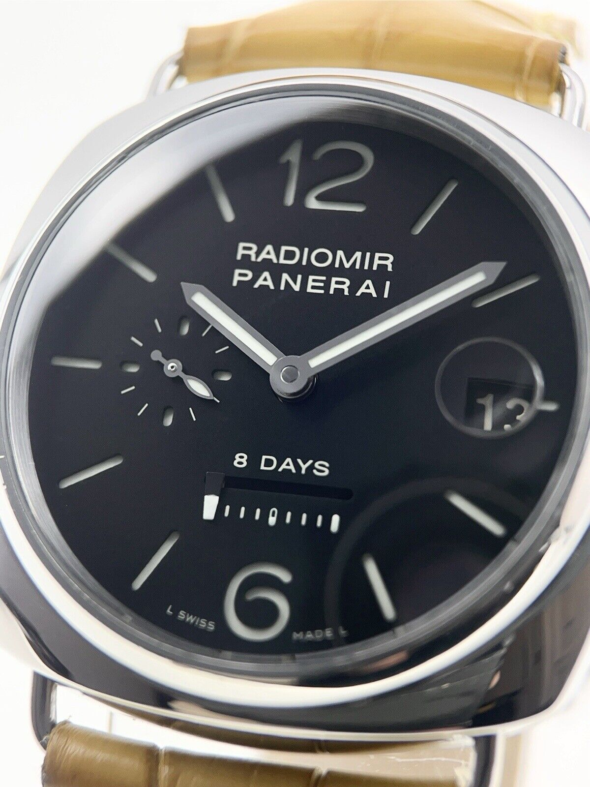 Panerai Radiomir 8 Days Stainless Steel 45mm Manual Wind Men’s Watch PAM00268