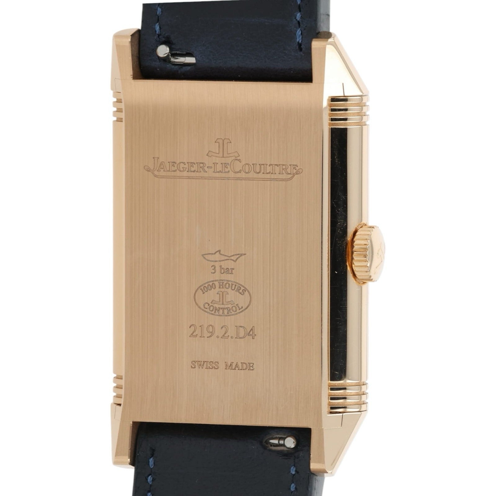 JLC Reverso Duoface Silver & Blue Dial Steel 47x28mm Manual Wind Mens Q3982590