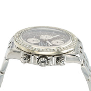 Breitling Chronograph Diamond Bezel Black Dial 44mm Automatic Men’s Watch A13356