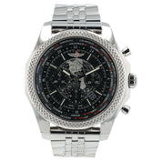 Breitling Bentley B05 Unitime Steel Black Dial 49mm Automatic Mens Watch AB0521