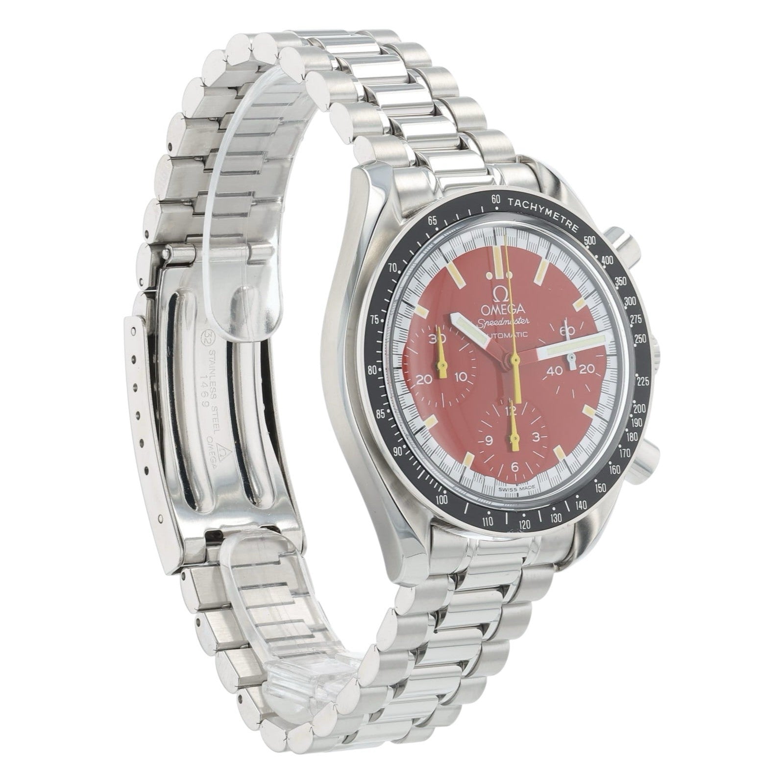 Omega Speedmaster Michael Schumacher Steel Red Dial 39mm Automatic 3510.61.00