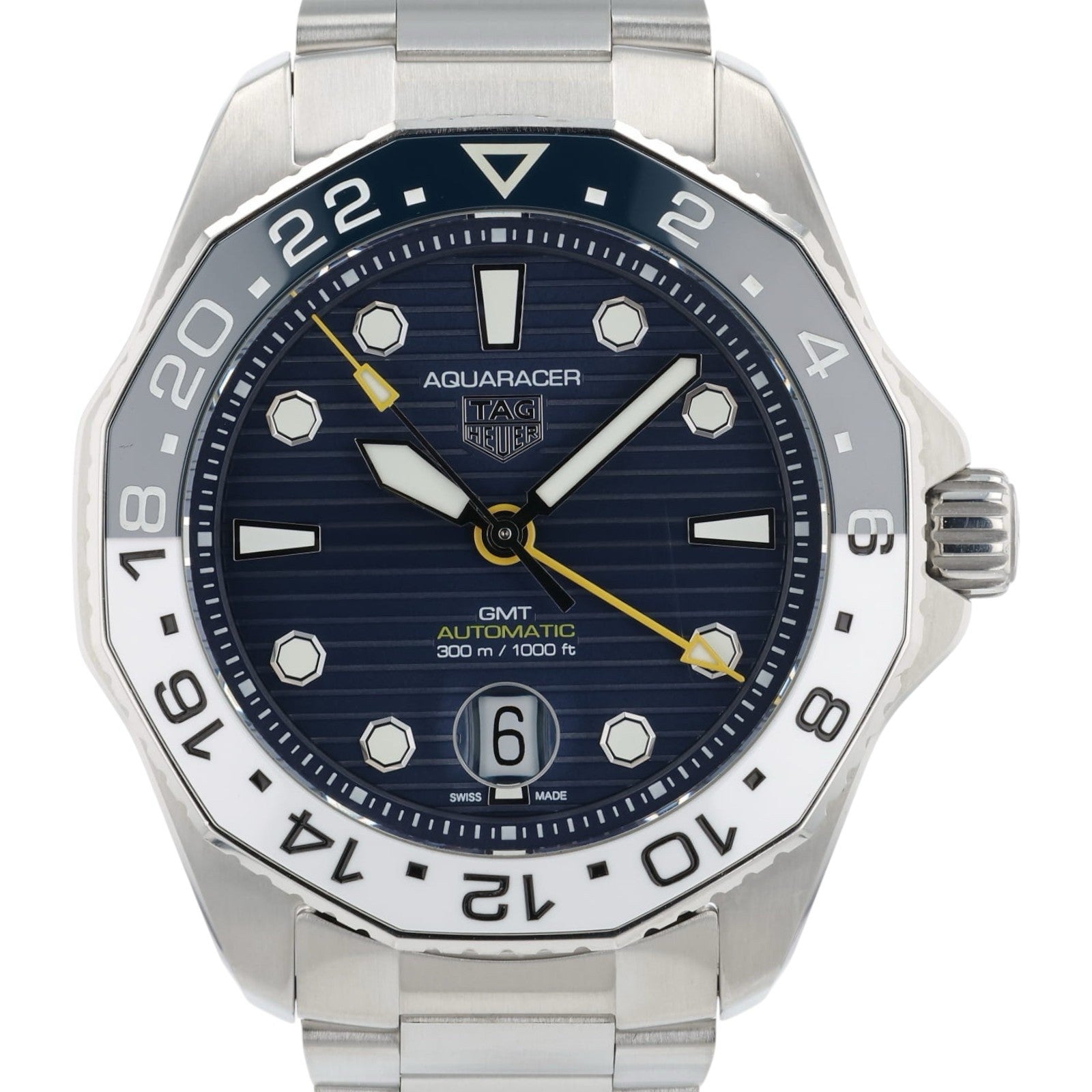Tag Heuer Aquaracer Stainless Steel Blue Dial 43mm Automatic Men's Watch WBP2010