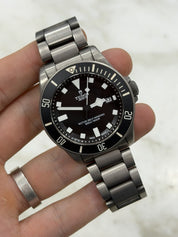 Tudor Pelagos Date Black Dial Titanium Automatic Men's Watch 25500TN W/ Papers