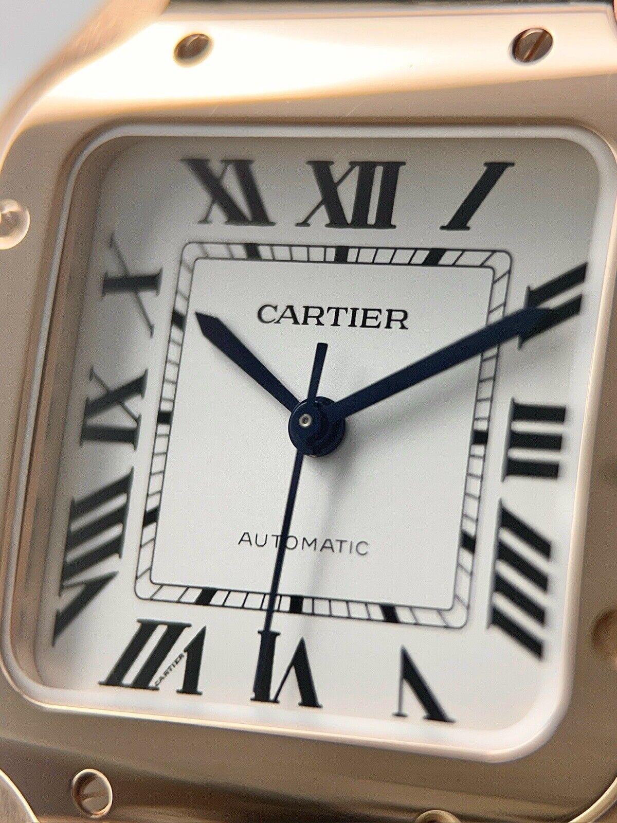 NEW 2024 Cartier Santos 18k Rose Gold 35mm Automatic Men’s Watch WGSA0028