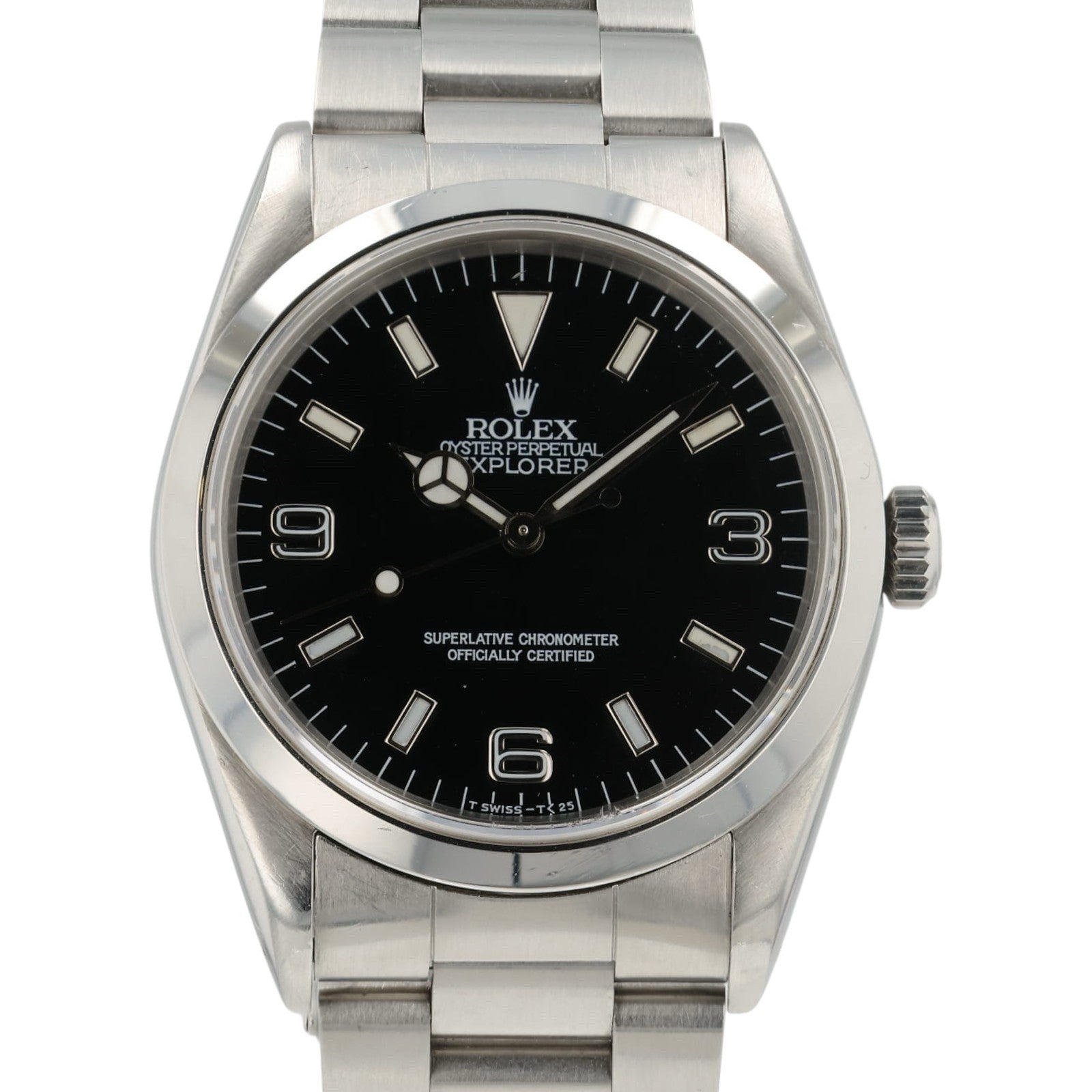 Rolex Explorer Black Dial Stainless Steel 36mm Automatic Men’s Watch 14270