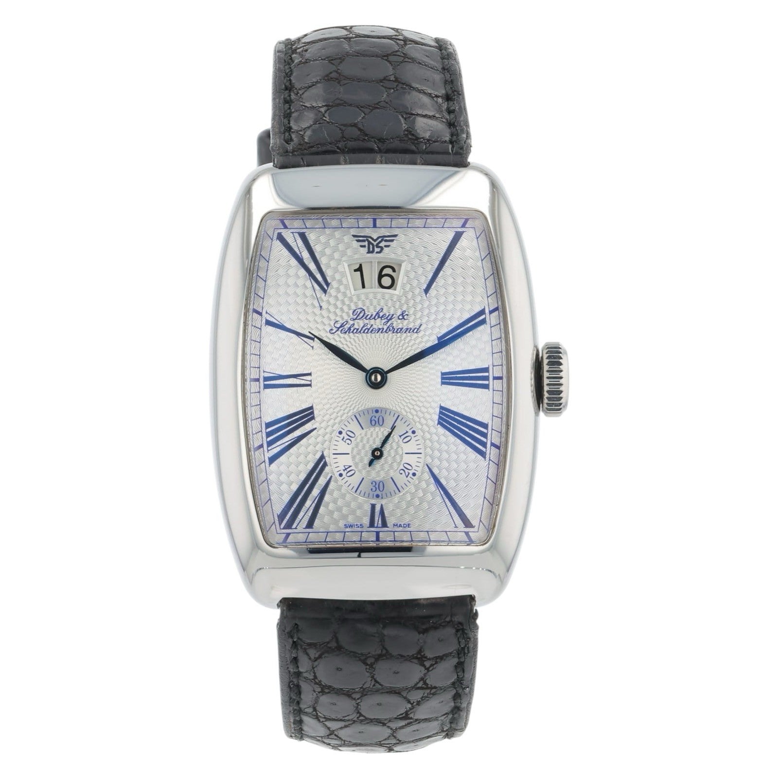 Dubey & Schladen Aerodyn Date Men’s Stainless Steel Silver Dial 33mm Automatic