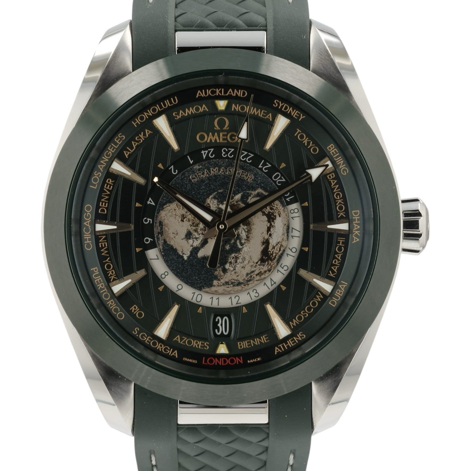 Omega Seamaster Aqua Terra Green Dial Steel 43mm Automatic 220.32.43.22.10.001