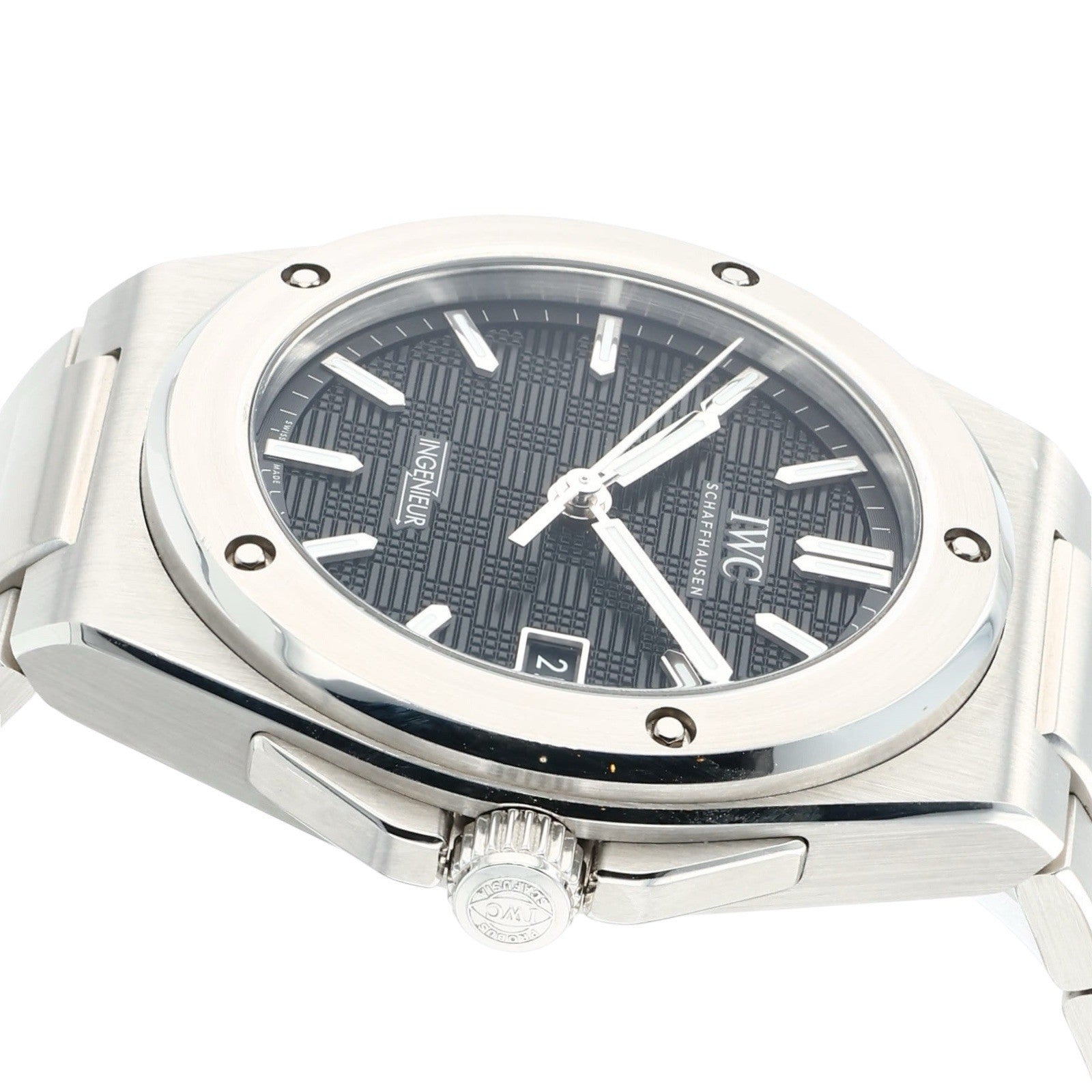 IWC Ingenieur Stainless Steel Black Dial 40mm Automatic Men’s Watch IW328901