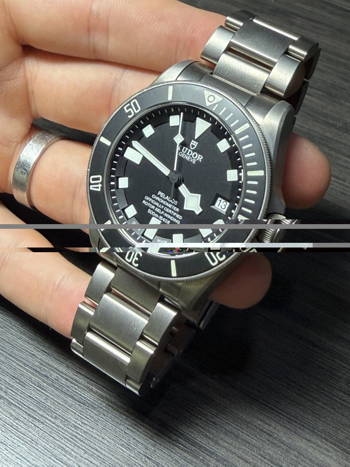 Tudor Pelagos Date Titanium Black Dial 42mm Auto Mens Watch 25600TN