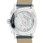 Panerai Radiomir Blue Dial Steel 42mm Manual Wind Small Second Mens PAM01144