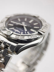 Breitling Galactic Stainless Steel Black Dial 41mm Automatic Men’s Watch A49350