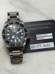 Tudor Pelagos Ultra Titanium Black Dial 43mm Auto Men's Watch 2543C1A7NU