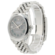 Rolex Datejust Wimbledon Gray Dial Stainless Steel 36mm Automatic Men’s 126200