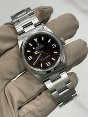 Rolex Explorer Stainless Steel Black Dial 36mm Automatic Men’s Watch 14270
