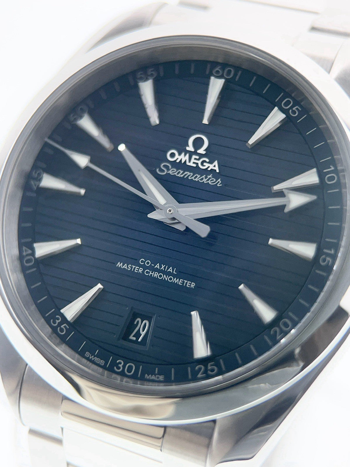 Omega Seamaster Steel Blue Dial 41mm Automatic Men's Watch 220.10.41.21.03.004