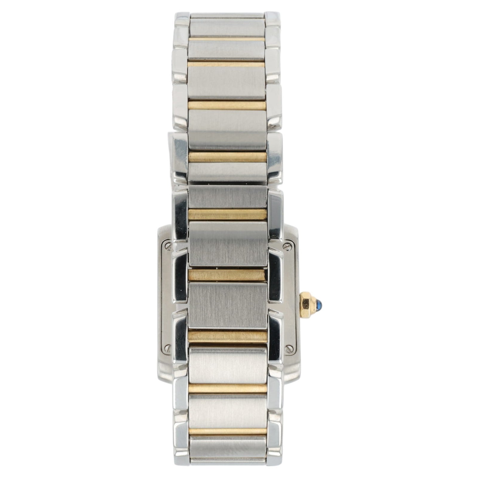 Cartier Tank Francaise Silver Color Dial Gold & Steel 20mm Quartz W51007Q4