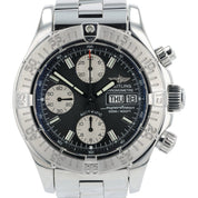 Breitling Superocean Black Dial Stainless Steel 42mm Automatic Mens Watch A13340