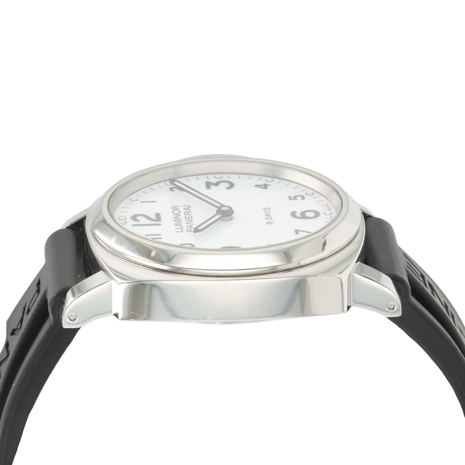 Panerai Luminor White Dial Stainless Steel 44mm Manual Wind Men’s Watch PAM00561
