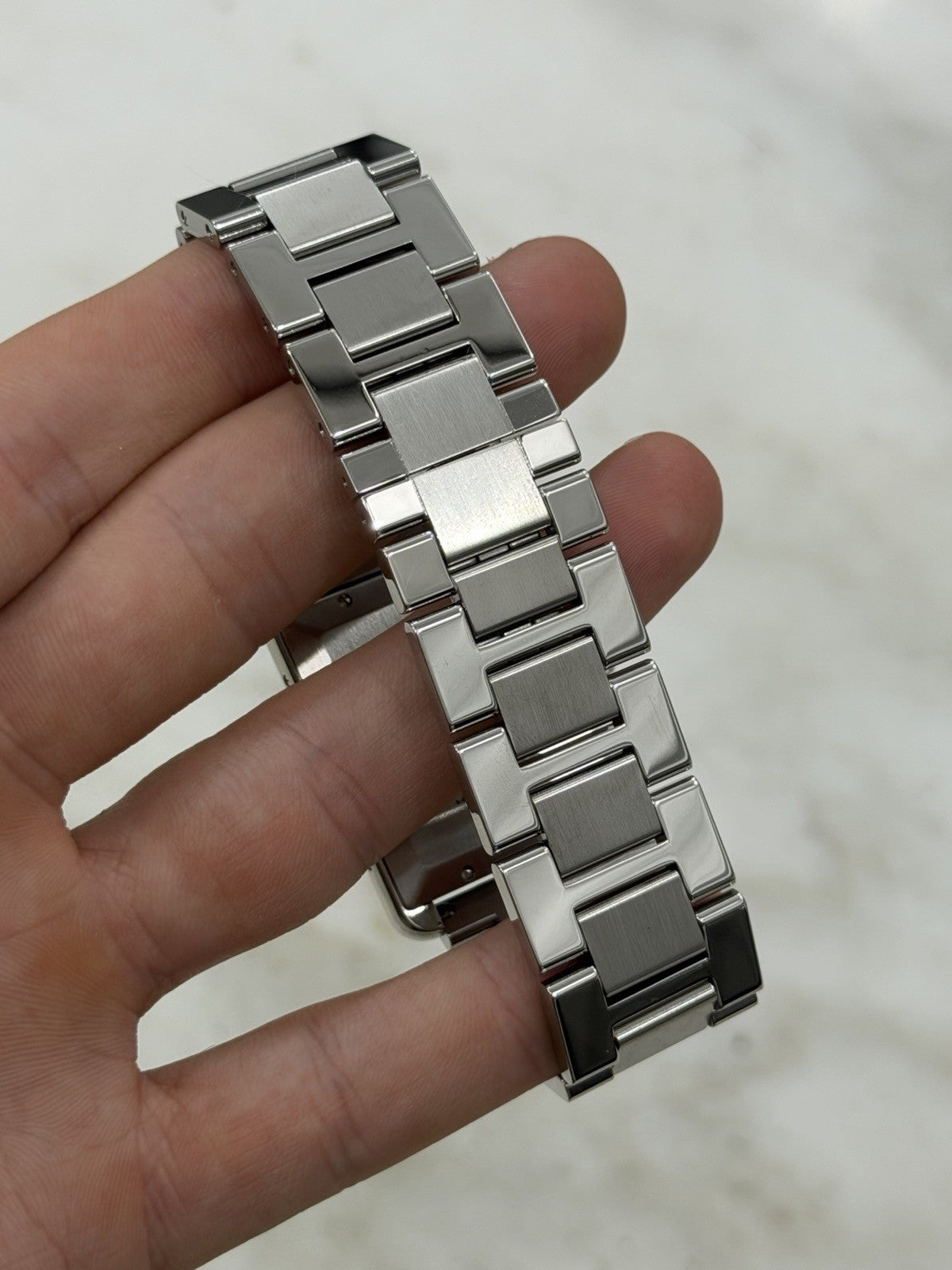 Cartier Tank Solo Date XL Stainless Steel 31mm Automatic Men's Watch W5200028