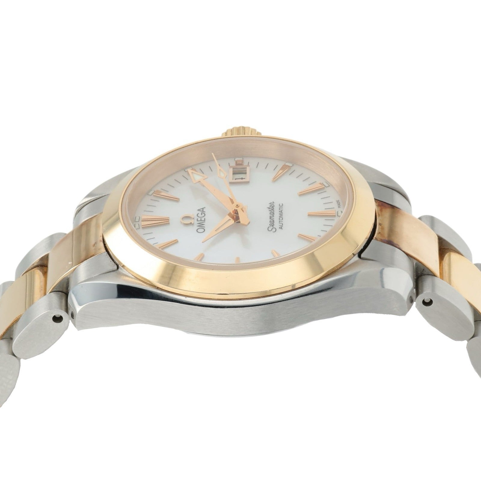 Omega Seamaster Mother of Pearl 29mm Gold & Steel Automatic Watch 2373.70.00