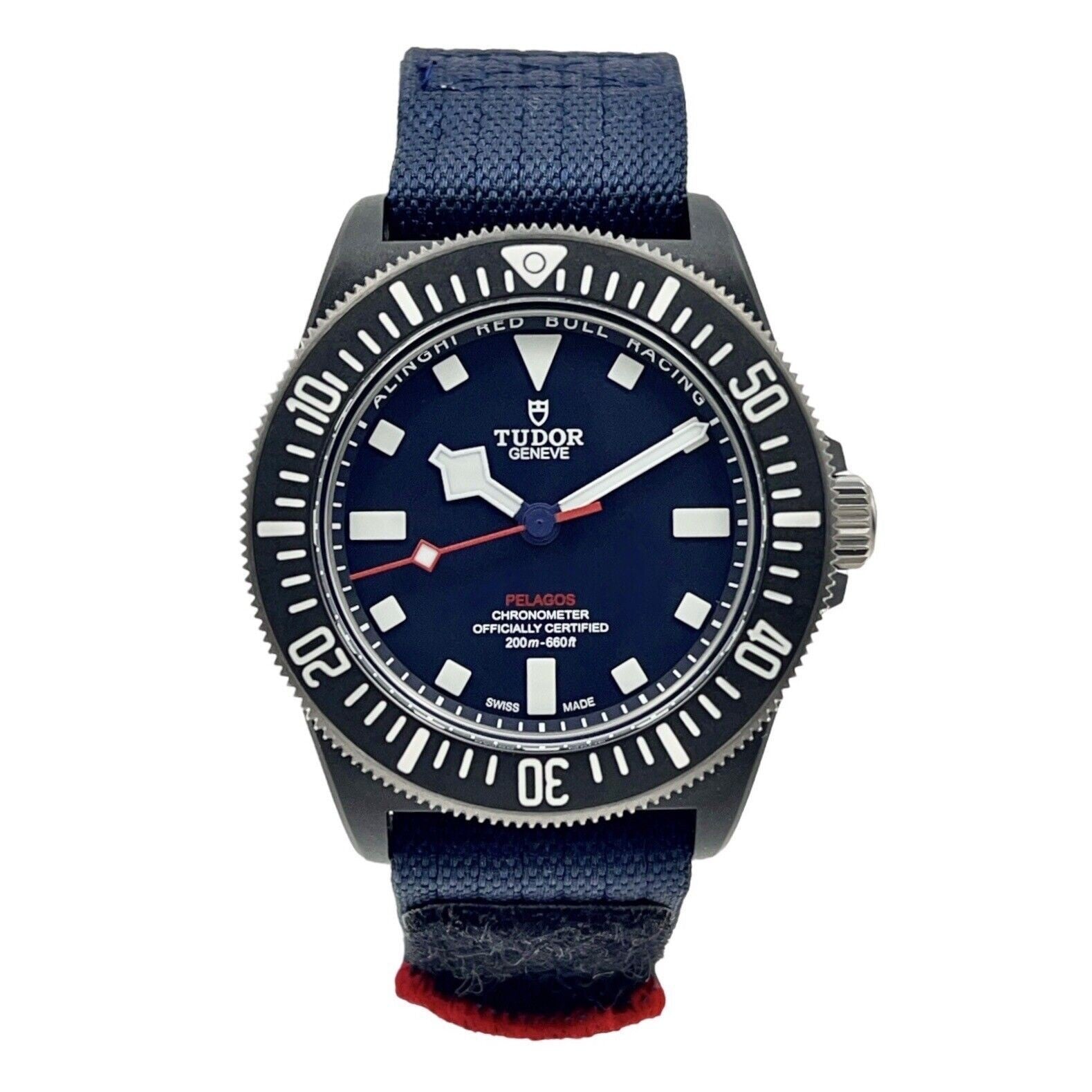 Tudor Pelagos FXD Alinghi Red Bull Racing Carbon Blue Dial 42mm 25707KN