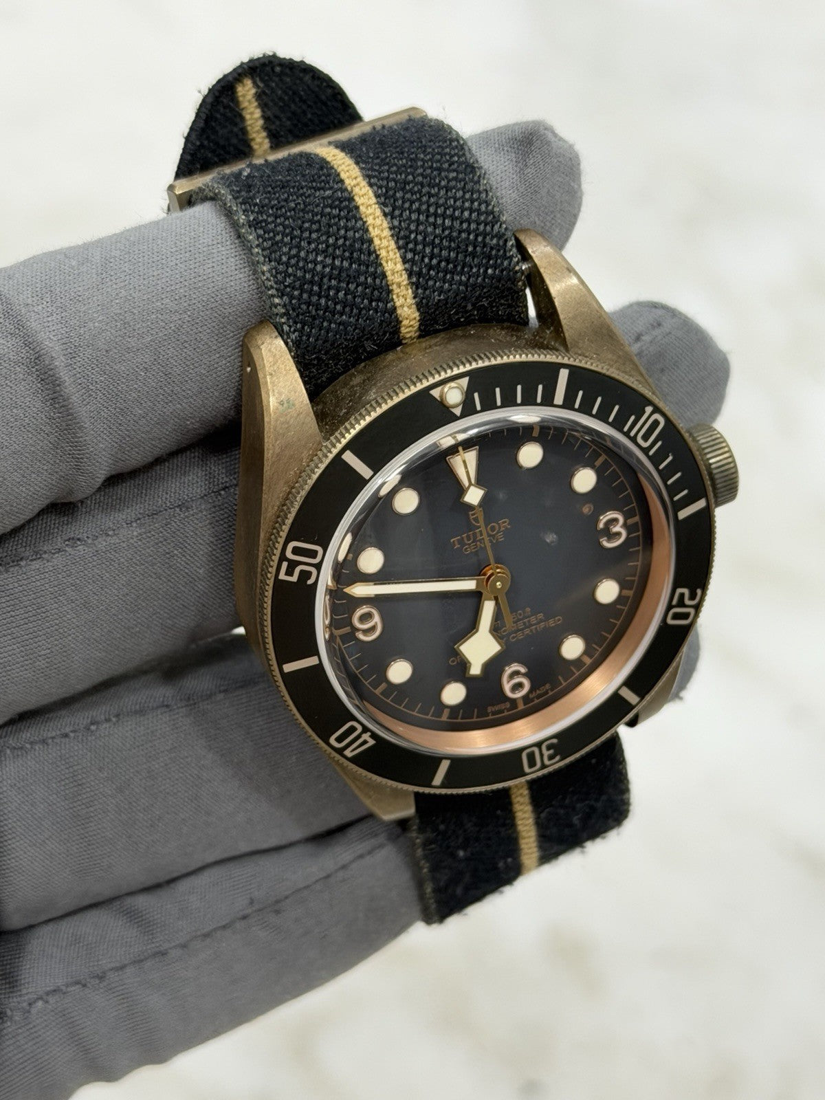 2022 Tudor Black Bay Bronze Grey Dial 43mm Automatic Men's Watch 79250BA