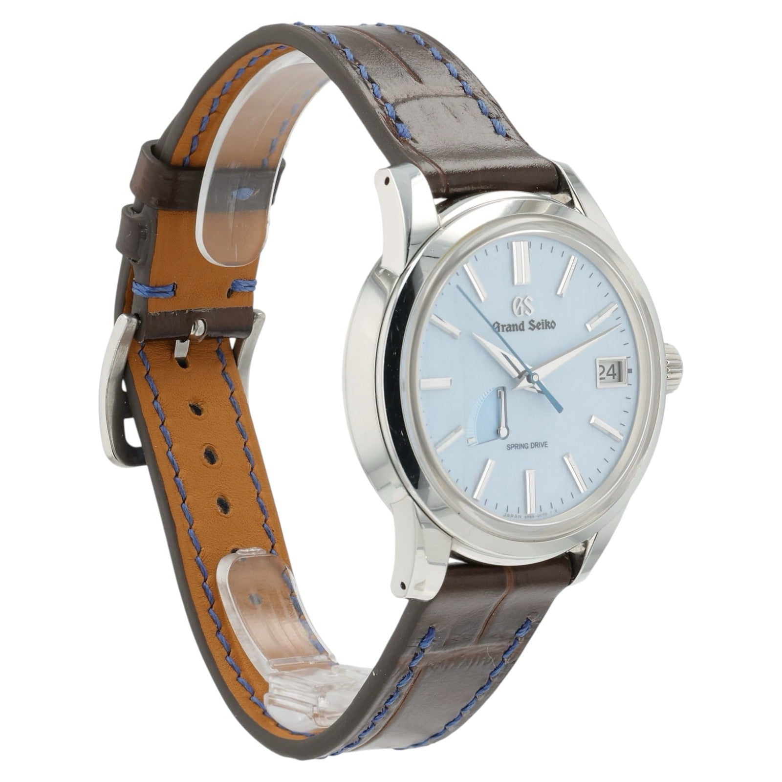 Grand Seiko Elegance Skyflake Blue Dial Steel 40mm Automatic Men’s Watch SBGA407