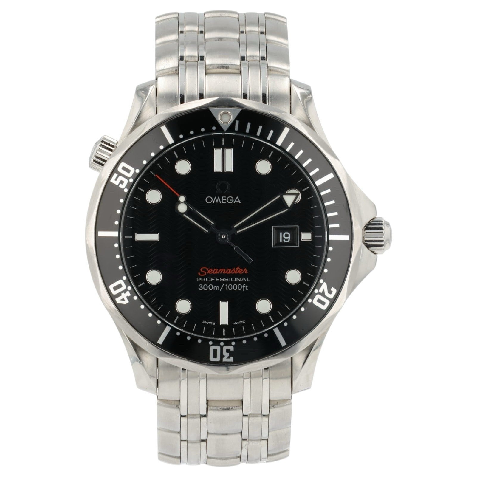Omega Seamaster Black Dial Stainless Steel 41mm Quartz Men’s 212.30.41.61.01.001