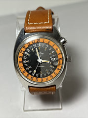 Glycine Airman SST 24 Hour Date Automatic "Pumpkin" Men's 42mm 323.1219 Watch