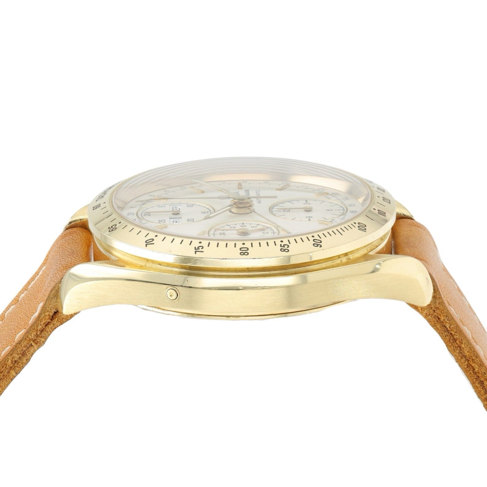 Omega Speedmaster Triple Date 18k Yellow Gold 39mm Automatic Mens Watch 175.0034