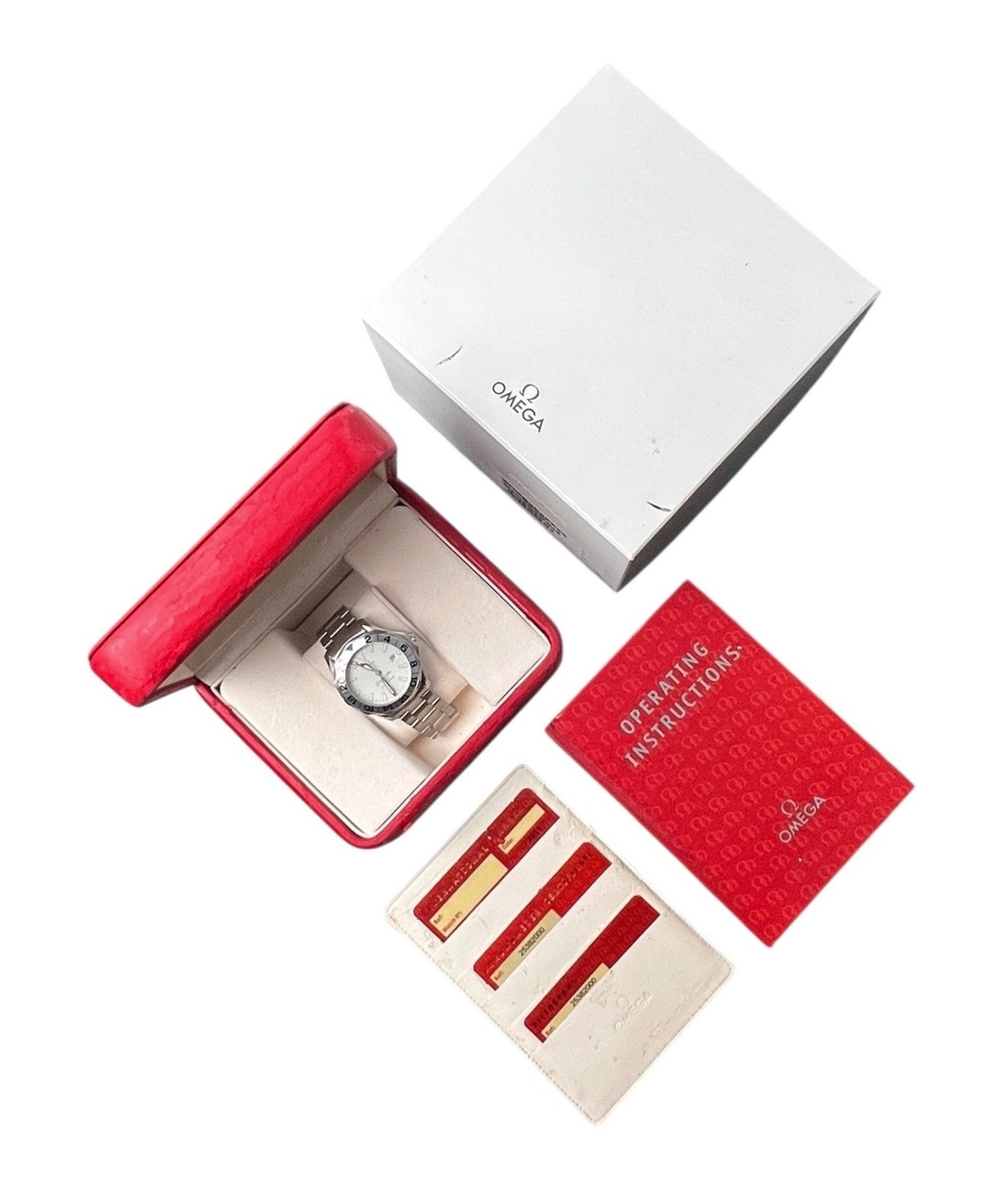 Omega Seamaster "Great White" GMT Chronometer White Dial Automatic 41mm Watch