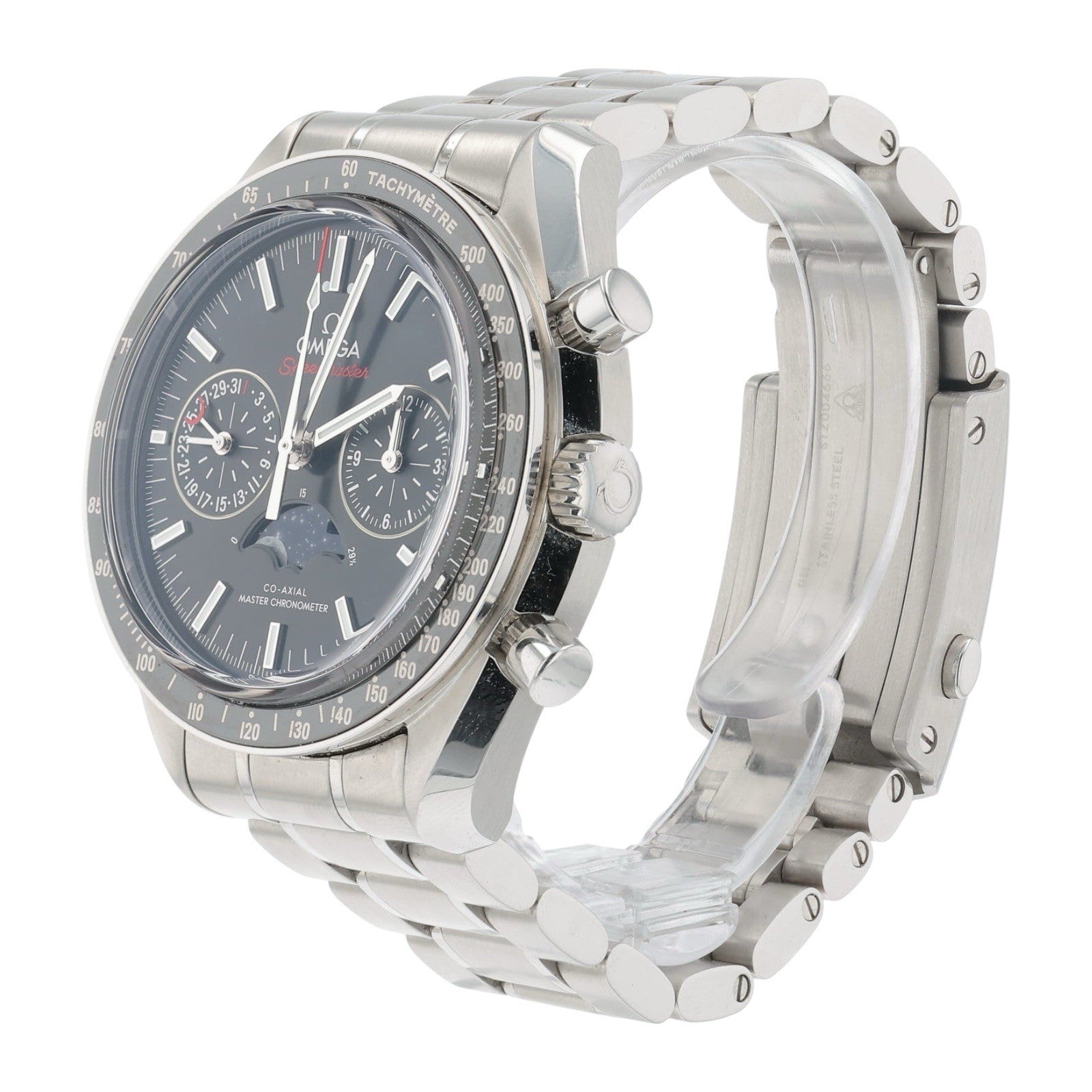 Omega Speedmaster Moon Steel Black Dial 44.25mm Automatic 304.30.44.52.01.001