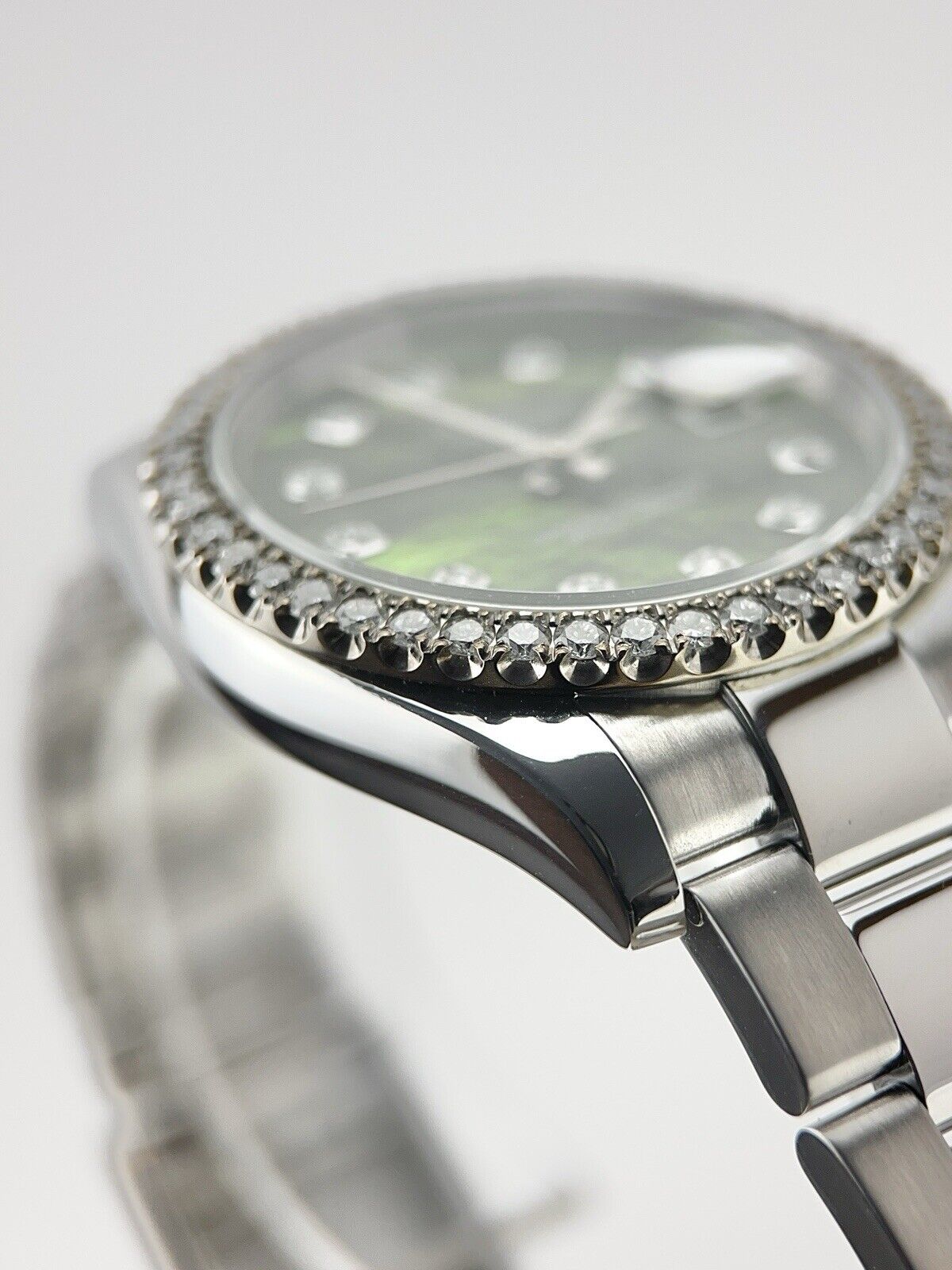 Rolex Datejust Stainless Steel 36mm Automatic Men’s Diamond Bezel Watch 116200