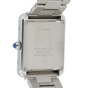 Cartier Tank Solo Silver Dial Stainless Steel 24mm Quartz Women's Watch W5200013