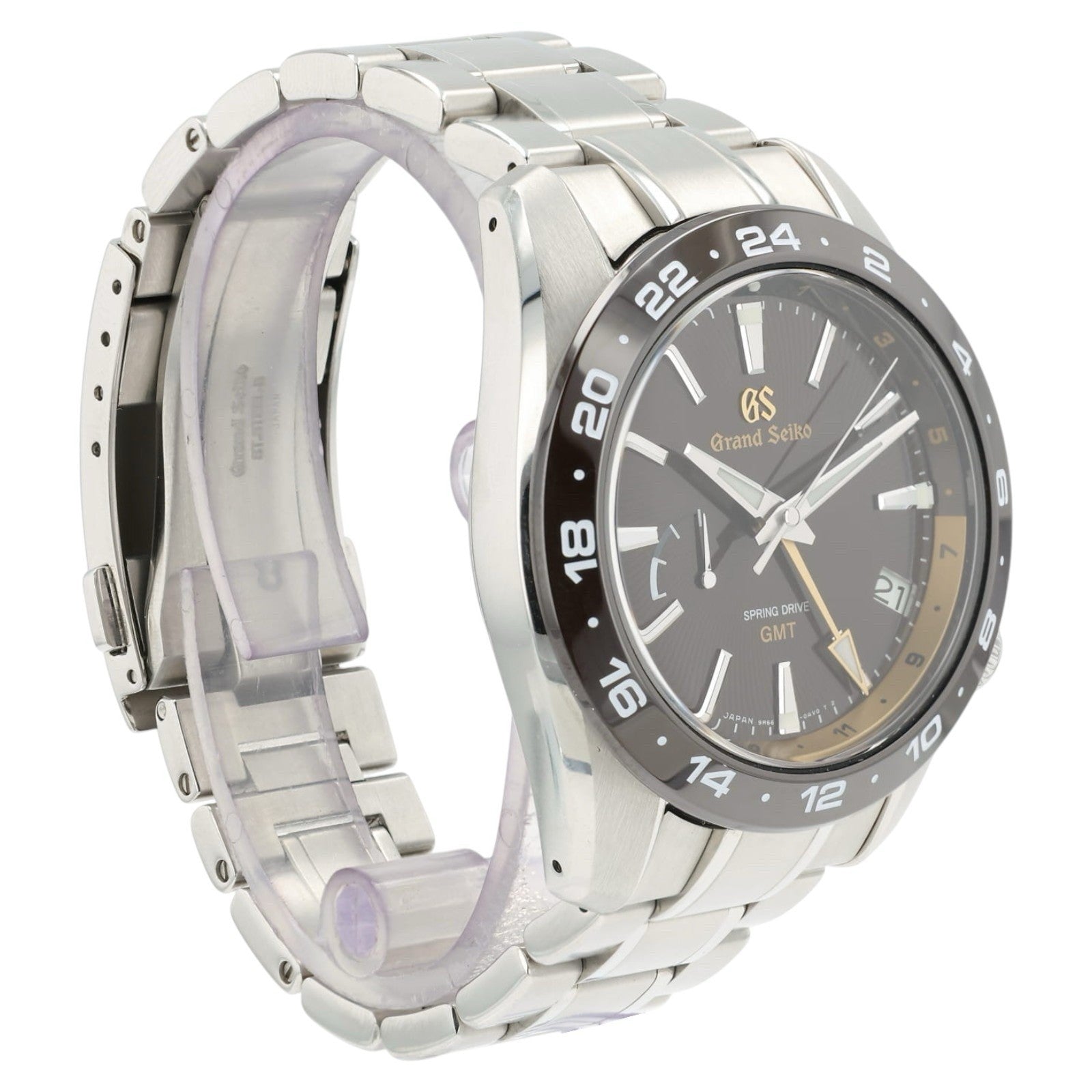 Grand Seiko Eagle Brown Dial Stainless Steel 40.5mm Automatic Mens Watch SBGE263
