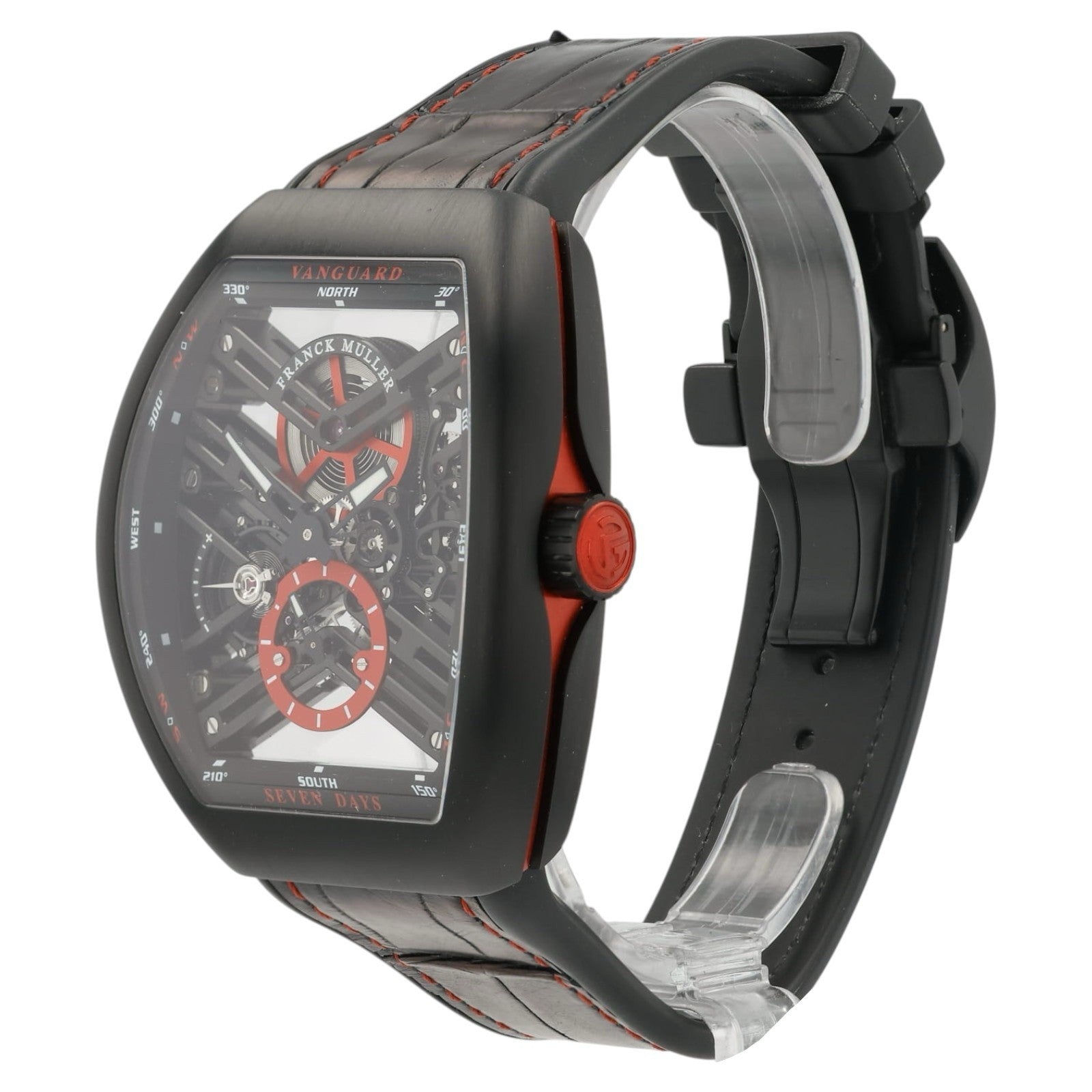 Franck Muller Vanguard Skeleton Dial Titanium 45mm Manual Wind V45 S6 SQT TT