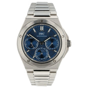 IWC Ingenieur Perpetual Calendar Blue Dial Steel 41.6mm Auto Mens Watch IW344903