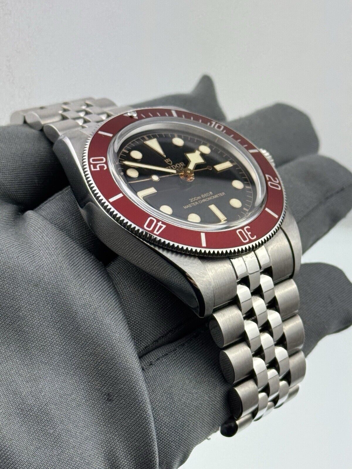 Tudor Black Bay Men's Red Bezel Black Dial 41mm Automatic Watch 7941A1A0RU