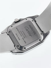 Cartier Santos 100 Stainless Steel Silver Dial 33mm Automatic Movement W20122U2