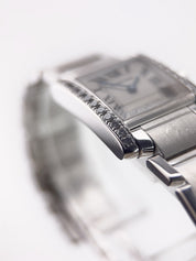 White Gold Diamonds Cartier Tank Française 2403