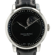 Arnold & Son Perpetual Moon Black Dial Steel 42mm Manual Mens 21.1.1.01.041