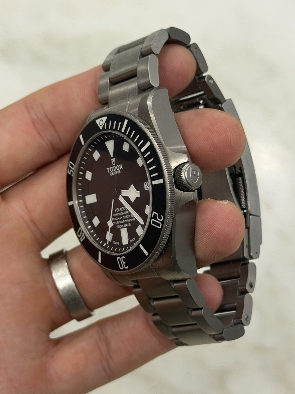 Tudor Pelagos Titanium Black Dial 42mm Automatic Men's Watch 25600TN