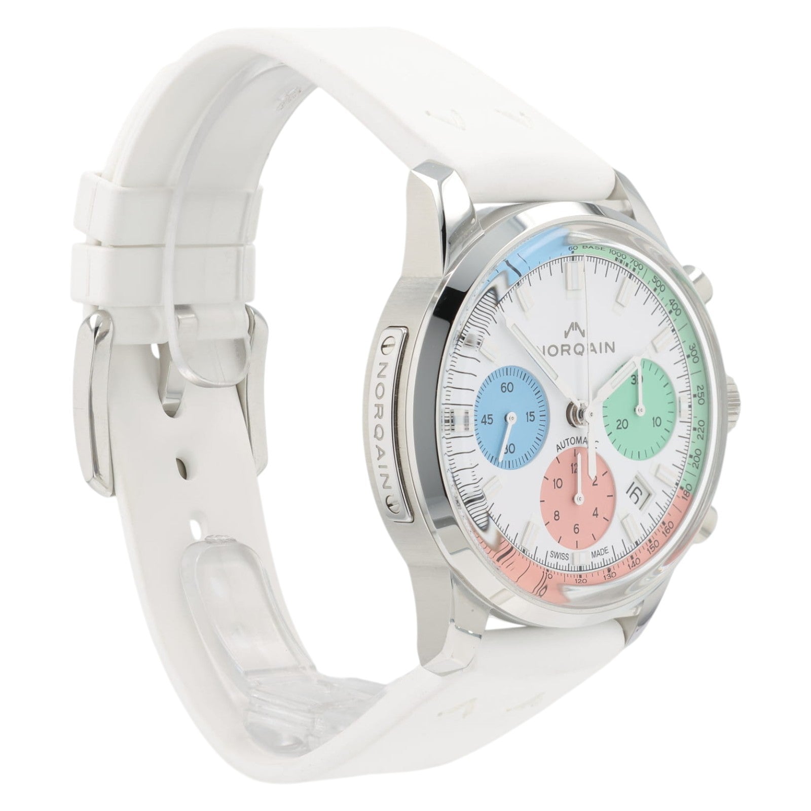 Norqain Freedom "Enjoy Life" White Dial Stainless Steel 40mm Automatic N2201