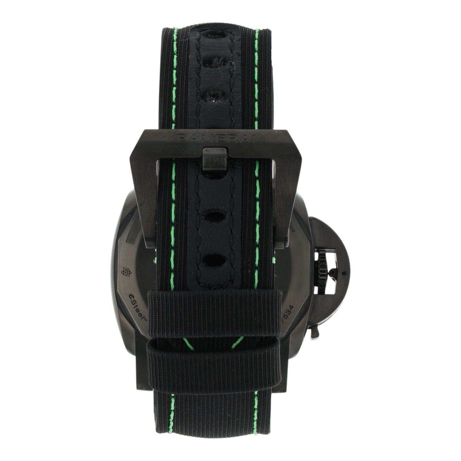 Panerai Luminor Quadrants Razer Steel Black Dial 40mm Automatic Mens PAM01353