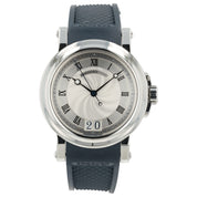Breguet Marine Big Date Silver Dial Stainless Steel 39mm Automatic Mens 5817