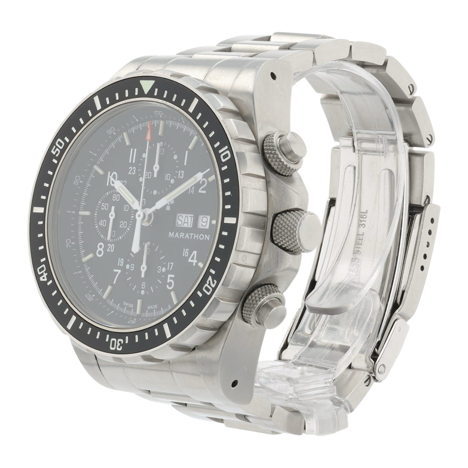 Marathon CSAR Black Dial Stainless Steel 46mm Automatic Men’s 6645-01-544-0408