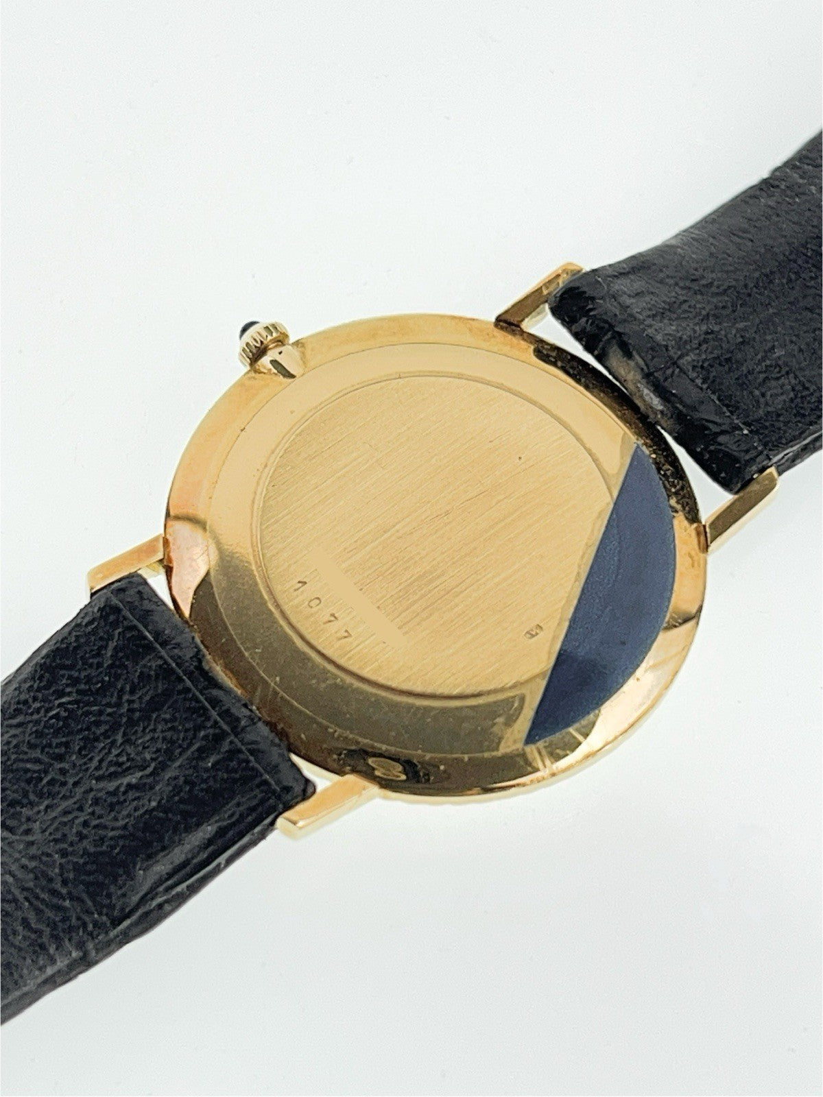 Chopard Geneve 18k Gold Champagne Dial 32mm Quartz Mens Watch 1077