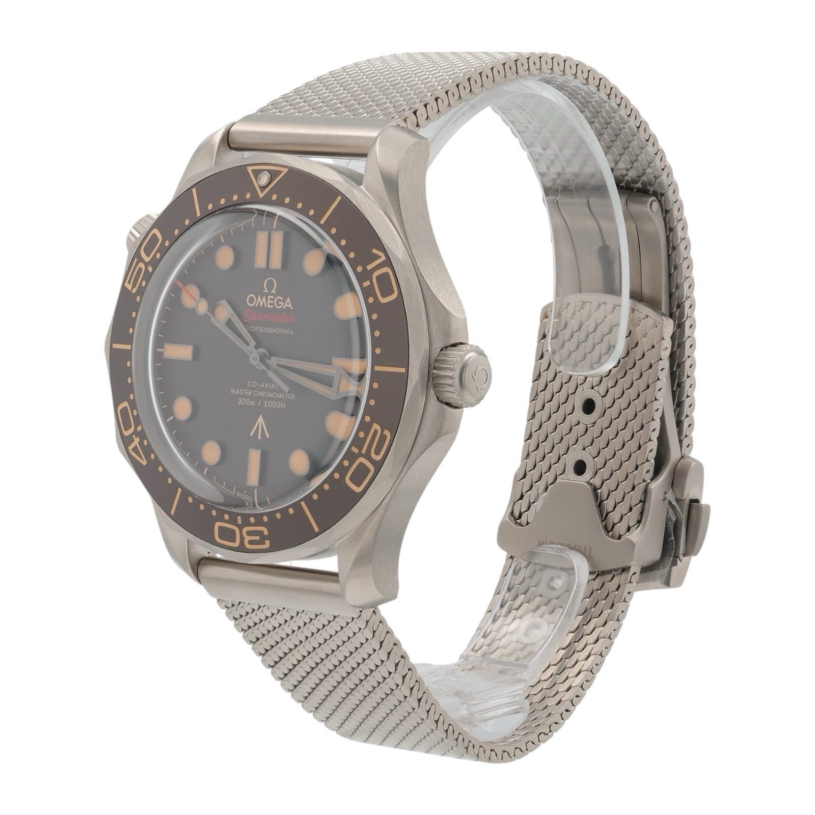 NEW 2025 Omega Seamaster NTTD Titanium Brown Dial 42mm Mens 210.90.42.20.01.001